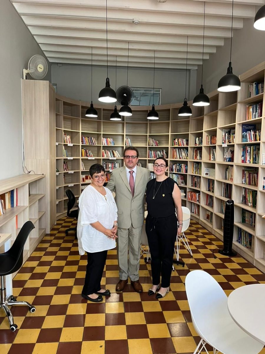 Inaugurazione della biblioteca “Italo Calvino”